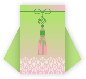 green gift bag
