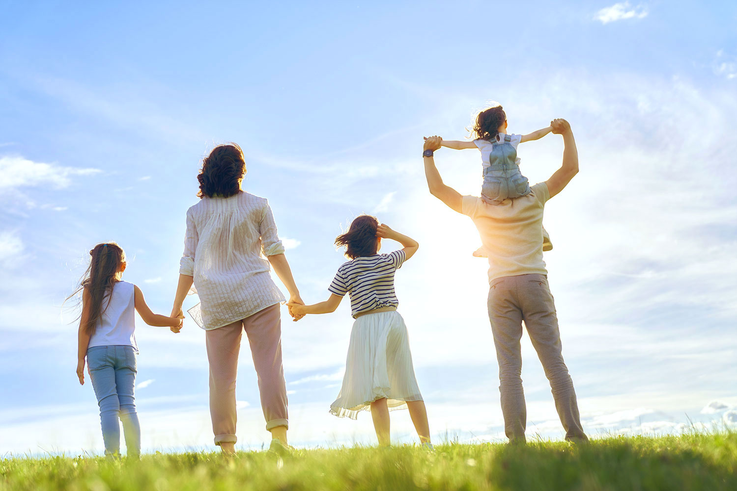 Familia tschöpe com muito orgulho